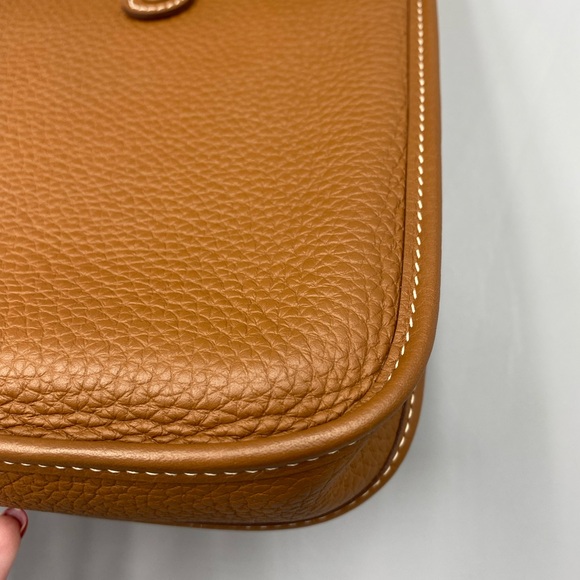 🔥HERMES🔥Taurillon Maurice Evelyn tpm crossbody gold - Picture 8 of 14